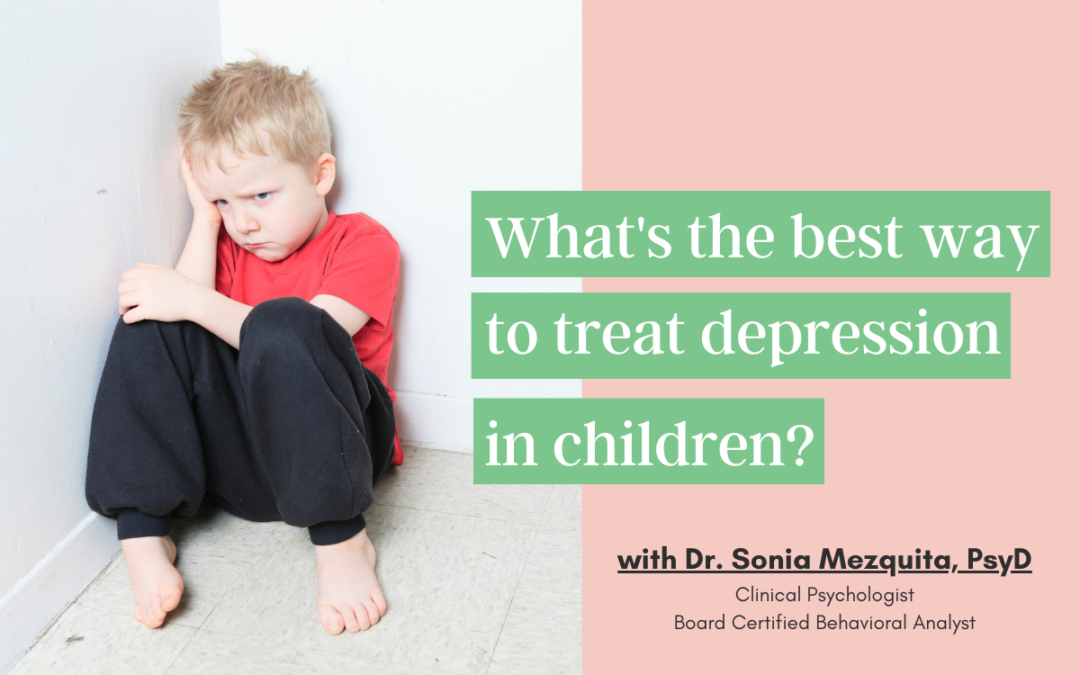 What’s the best way to treat depression in children?